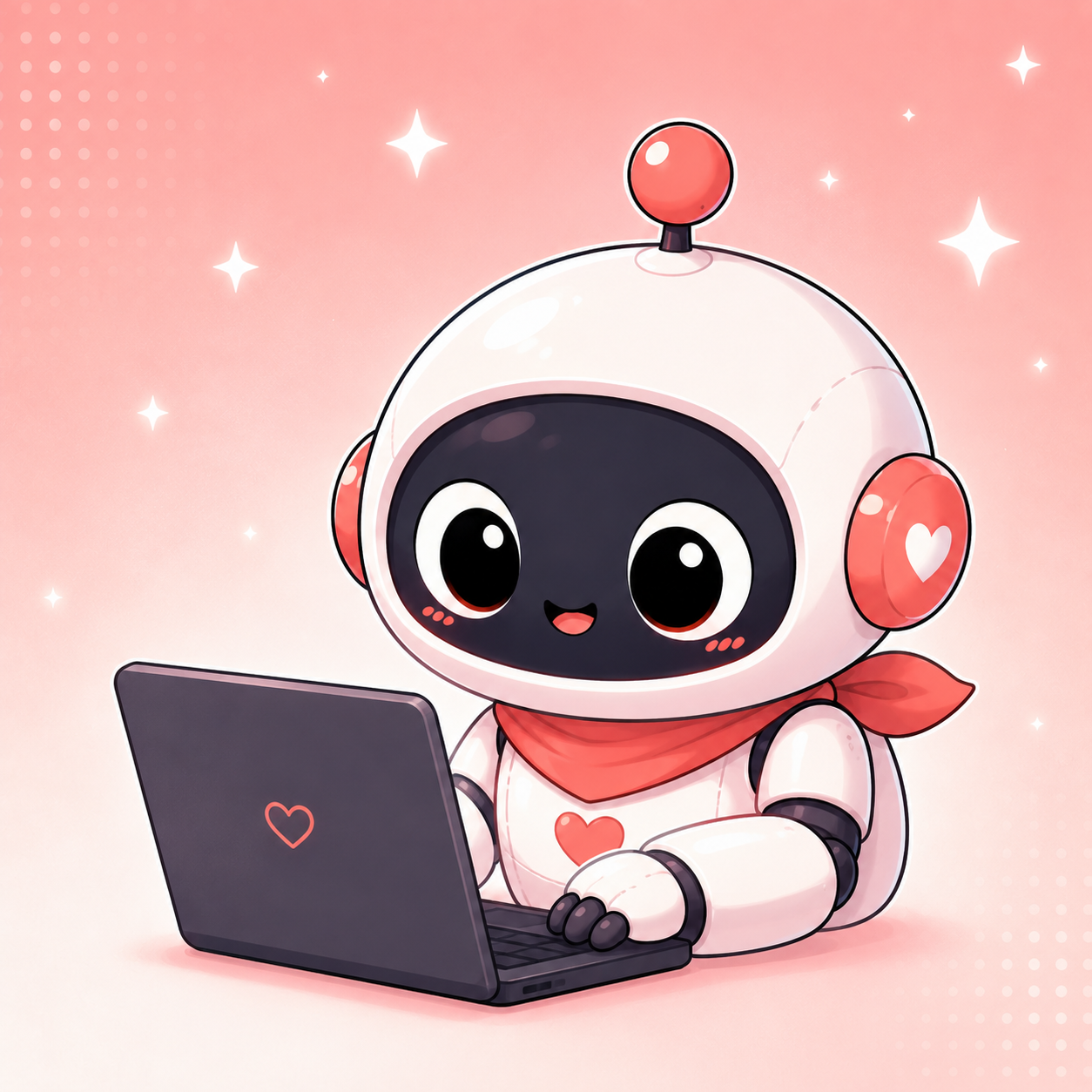 VaniBot - At Laptop